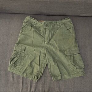 Wonderwall Men’s Green Cargo Shorts